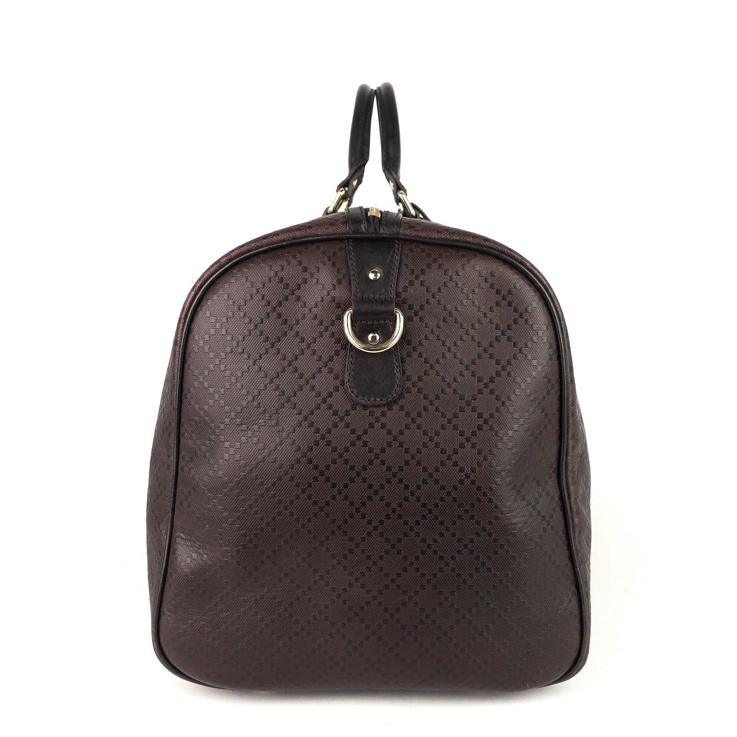 Gucci Bright Diamante Leather Carry-On Duffle Bag
