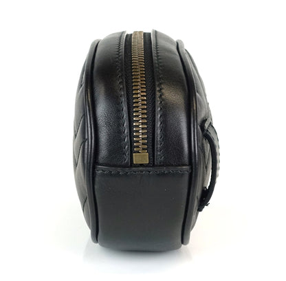 Gucci Marmont Matalasse Chevron Leather 95 Belt Bag