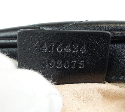 Gucci Marmont Matalasse Chevron Leather 95 Belt Bag