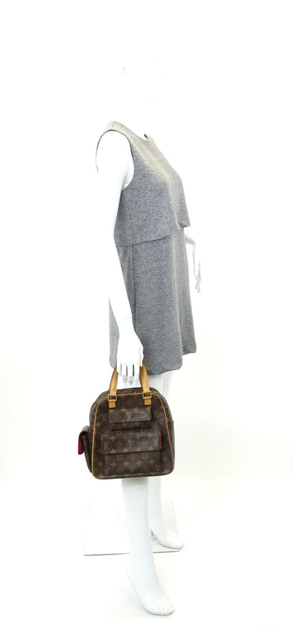 Louis Vuitto Excentri Cite Monogram Canvas Handbag