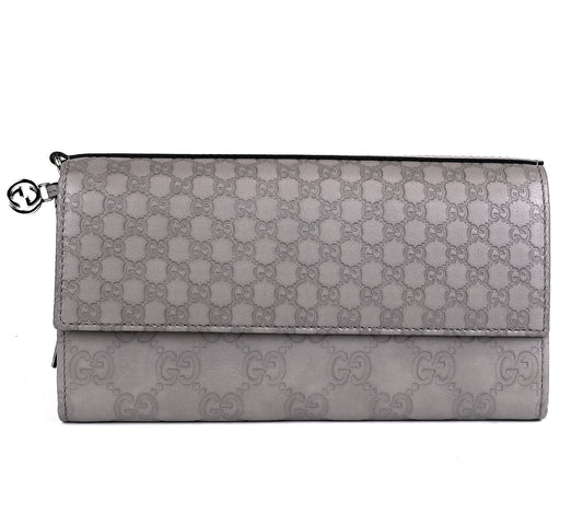 Gucci Guccissima Leather Continental Wallet