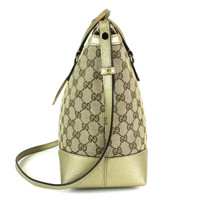 Gucci Bree Monogram Canvas Convertible Top Handle Bag