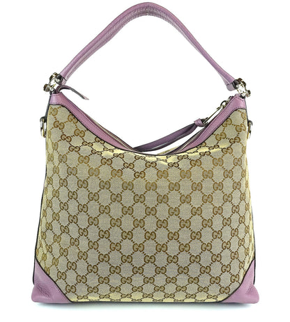 Gucci Monogram Canvas Hobo Bag