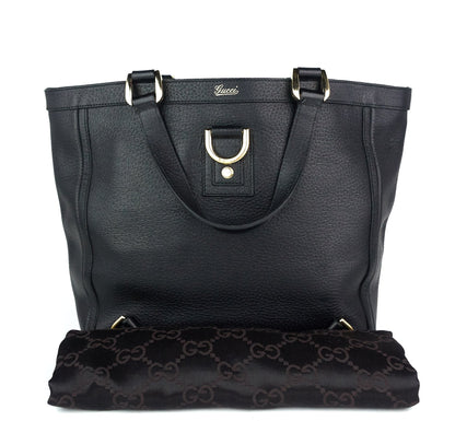 Gucci Abbey Leather D-Ring Medium Tote Bag