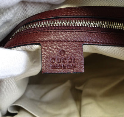 Gucci Soho Calf Leather Front Flap Pocket Medium Bag