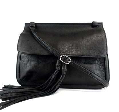 Gucci Bamboo Daily Flap Calf Leather Bag