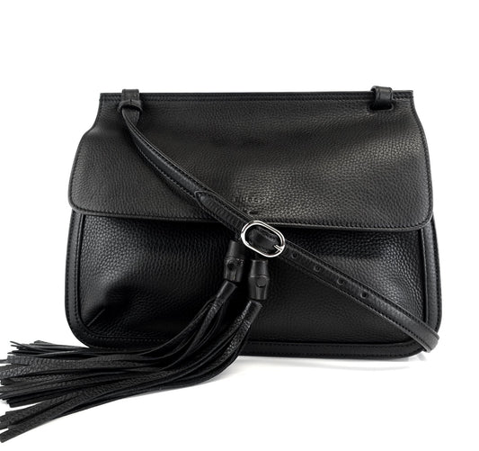 Gucci Bamboo Daily Flap Calf Leather Bag