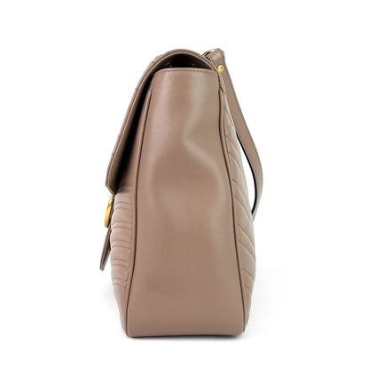 Gucci GG Marmont Large Chevron Leather Bag