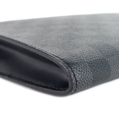 Louis Vuitto Pochette Jour GM Zip Around Damier Graphite Canvas Bag
