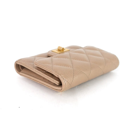 Chanel Reissue Compact Metallic Calfskin Wallet