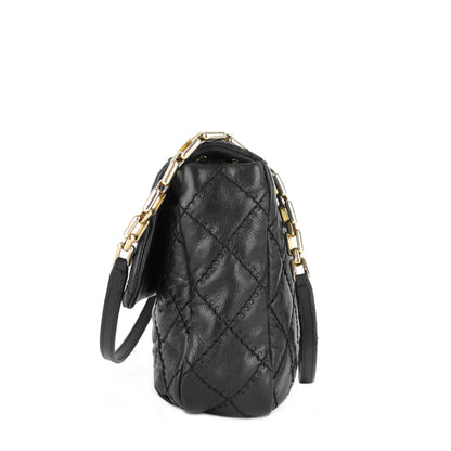 Chanel Retro Chain Medium Calfskin Leather Flap Bag