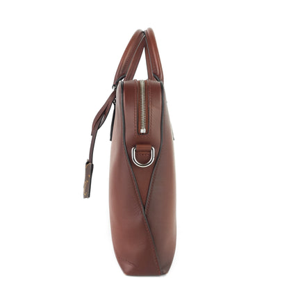 Louis Vuitto Armand Ombre Calfskin Leather Briefcase Bag