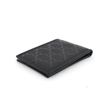 Gucci Bifold GG Coated Canvas Compact Wallet