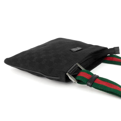Gucci GG Canvas Web Strap Small Messenger Bag