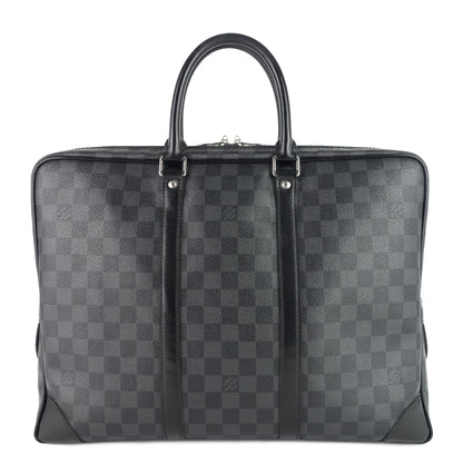 Louis Vuitto Porte-Documents Voyage GM Damier Graphite Canvas Briefcase Bag