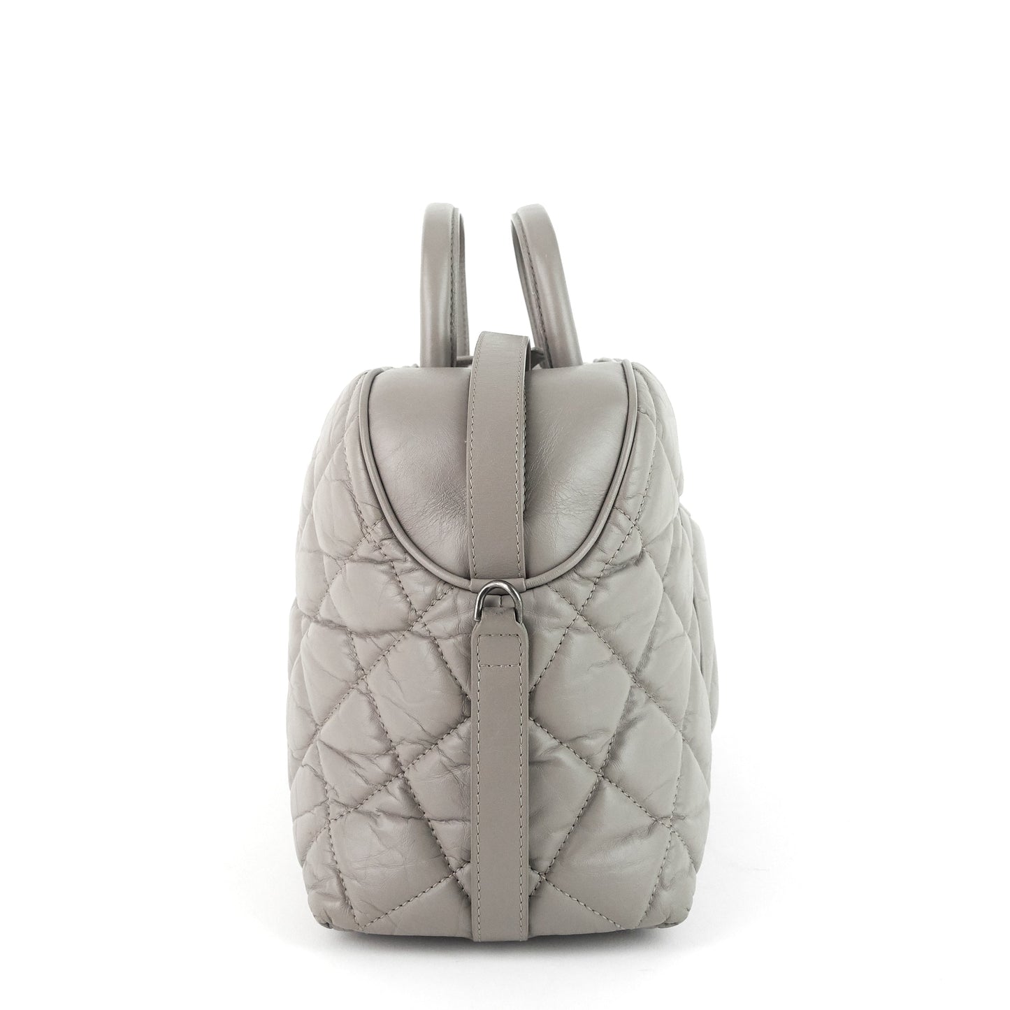 Chanel Aged Calfskin Small Bowling Bag