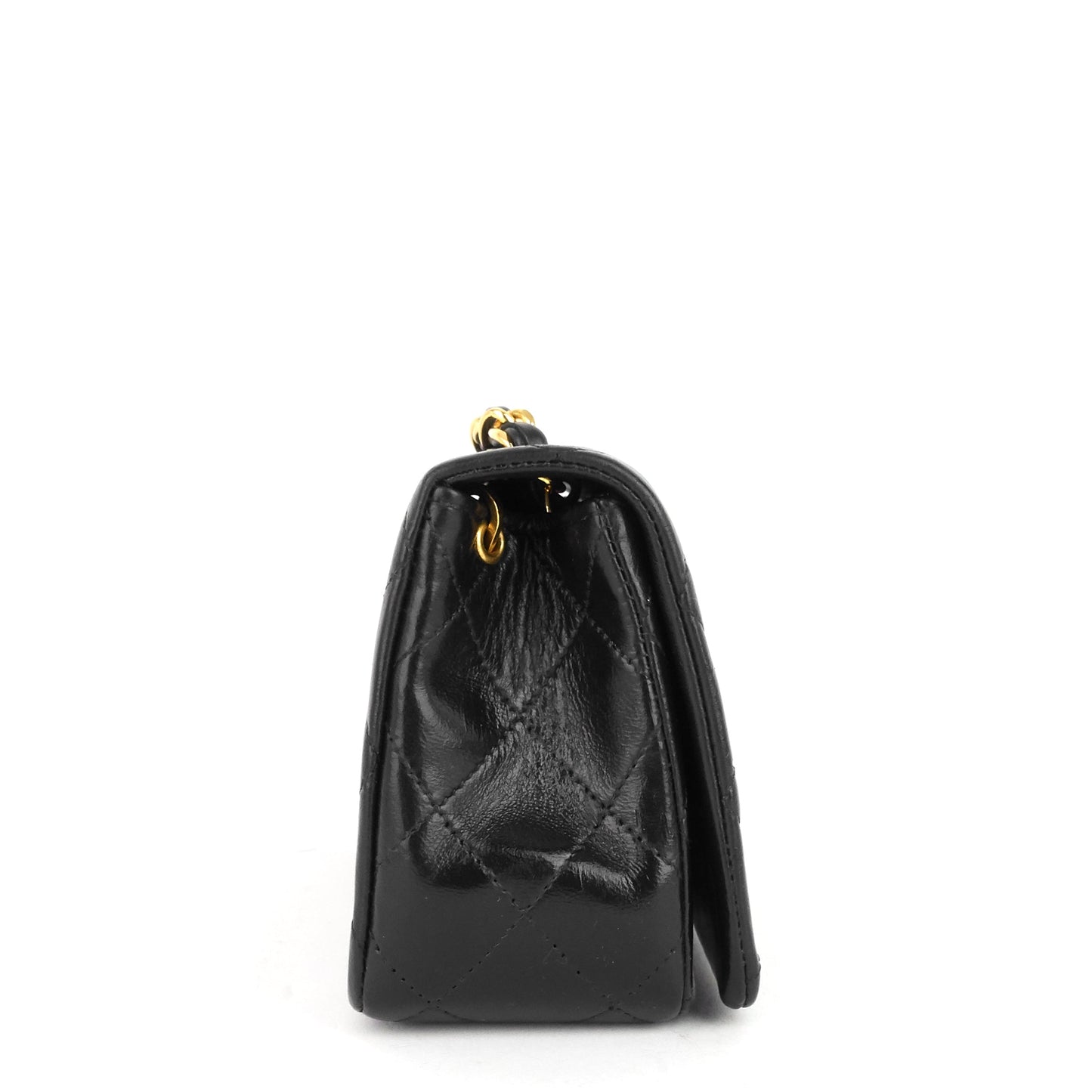 Chanel Lambskin Leather Small Single Flap Bag