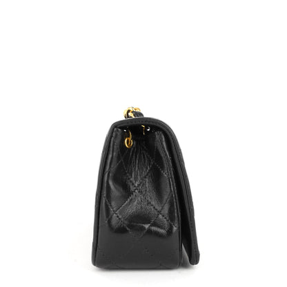 Chanel Lambskin Leather Small Single Flap Bag