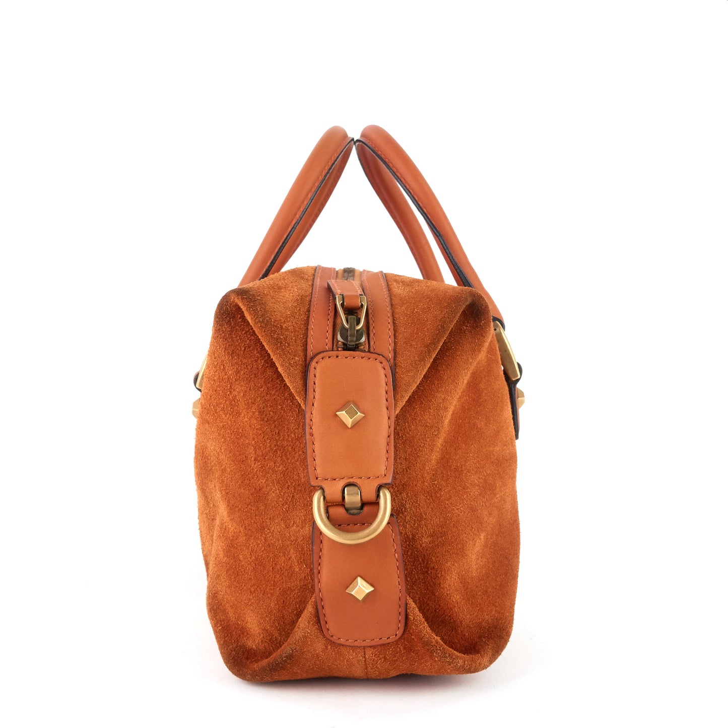 Gucci Boston Small Suede Bag