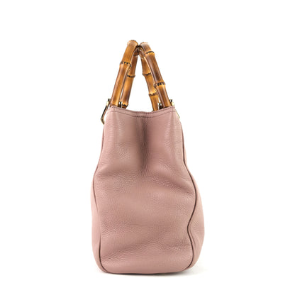 Gucci Bamboo Shopper Small Calfskin Tote Bag