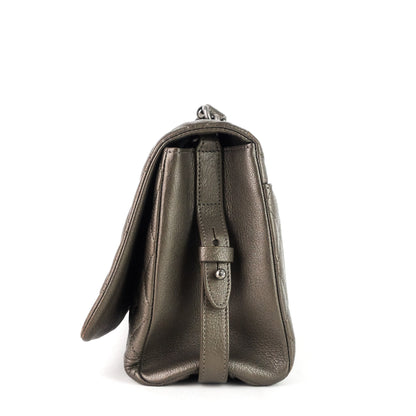 Chanel City Rock Large Goatskin Flap Bag