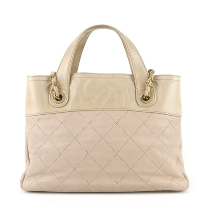Chanel In The Mix Calfskin Tote Bag