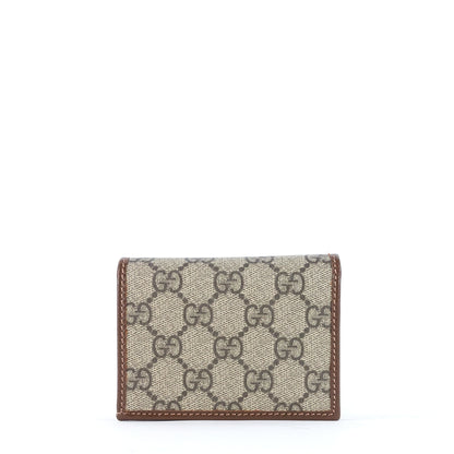 Gucci Horsebit 1955 GG Supreme Canvas Card Case