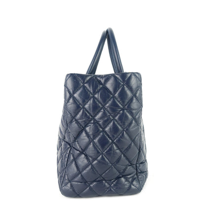 Chanel Coco Handle Medium Lambskin Leather Shopping Tote Bag