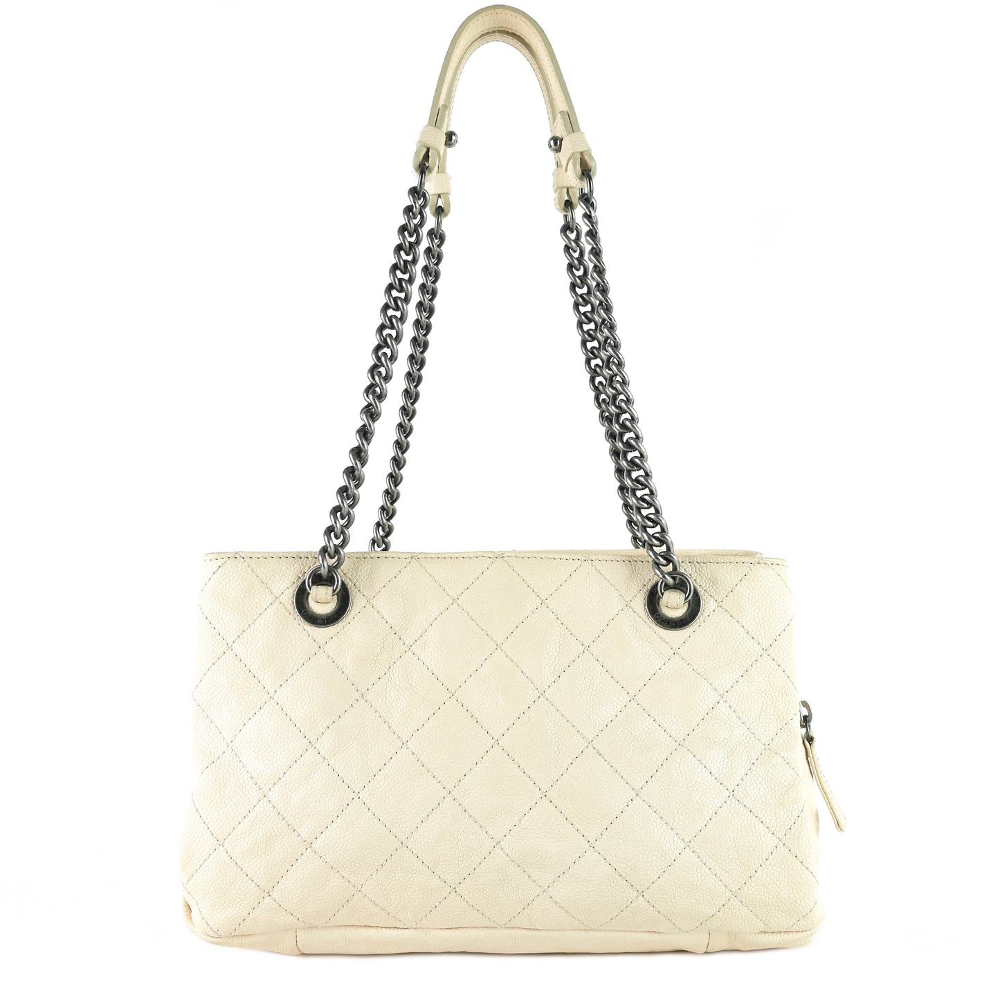 Chanel Chic Small Matelassé Caviar Leather Tote Bag