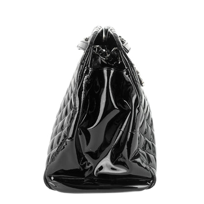 Chanel Just Mademoiselle Large Patent Leather Bag
