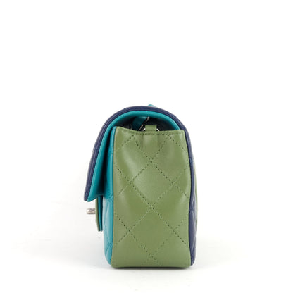 Chanel Classic Tricolour Lambskin Mini Flap Bag
