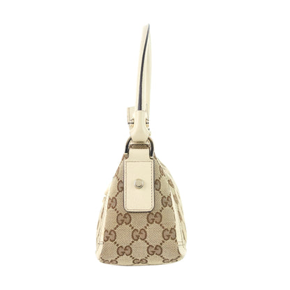 Gucci Abbey D-Ring Monogram Canvas Pochette Bag