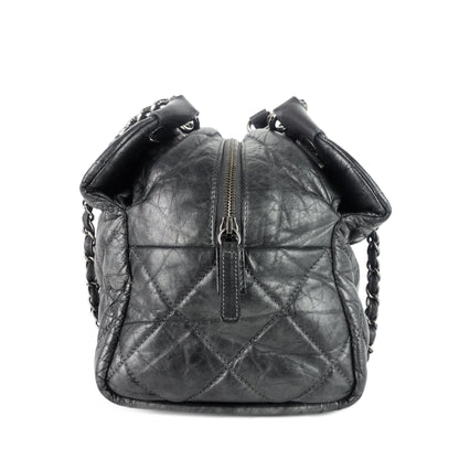 Chanel Pondichery Aged Calfskin Leather Tote Bag