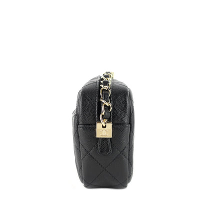 Chanel Camera Case Mini Caviar Leather Bag