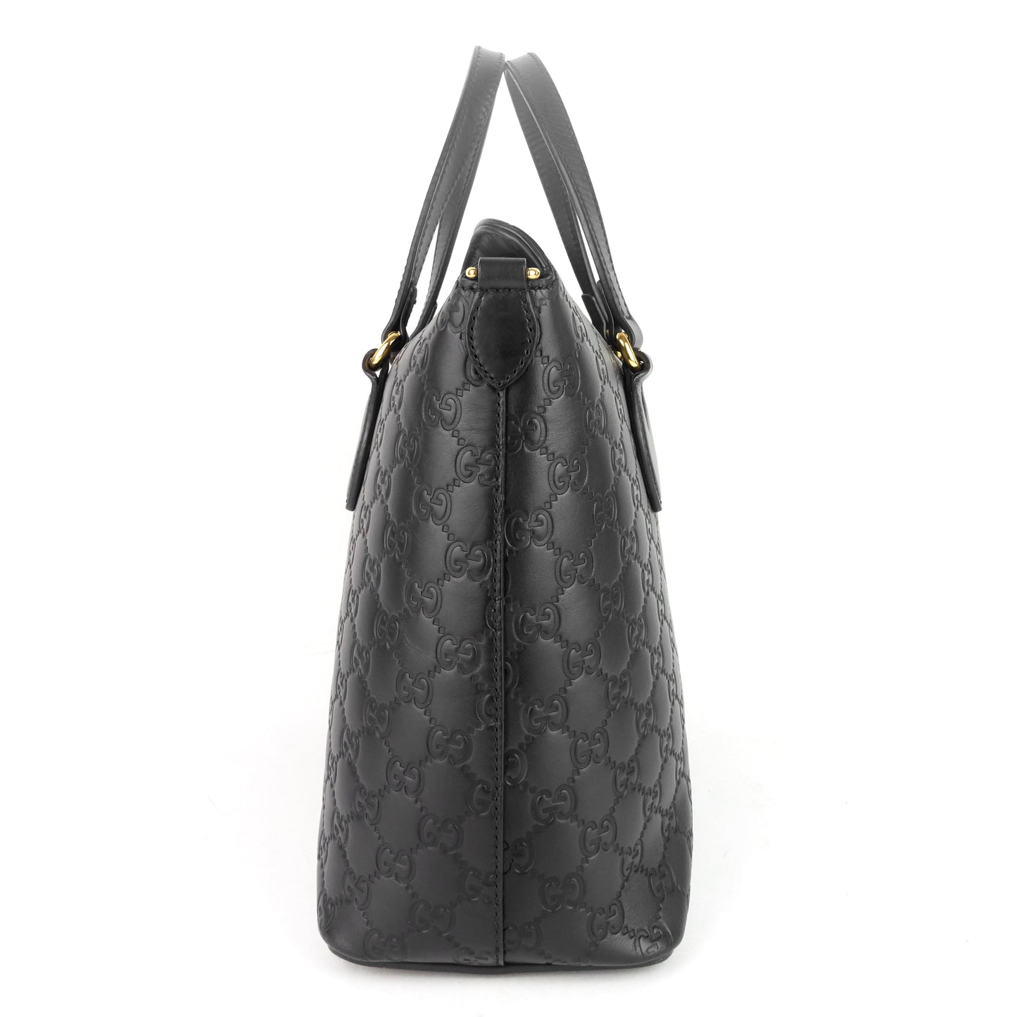 Gucci Signature Top Handle Guccissima Bag