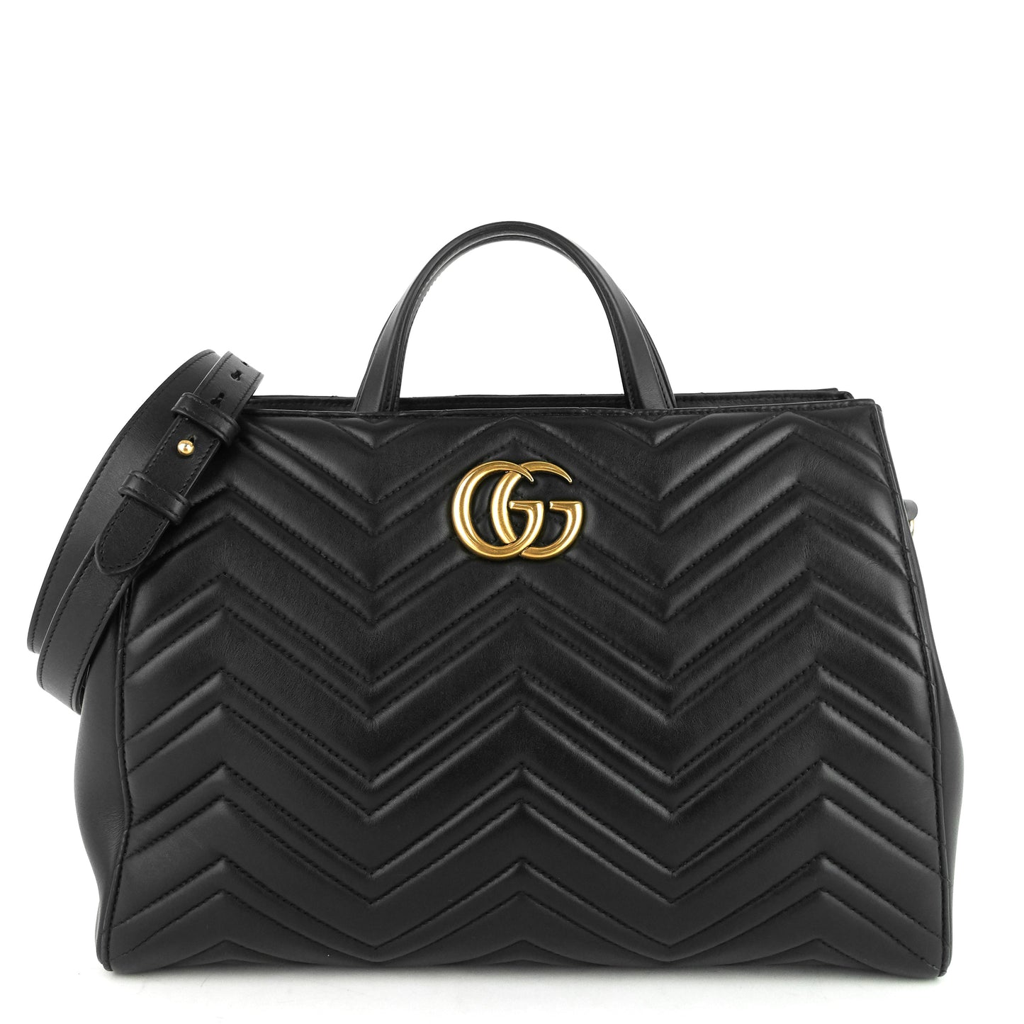 Gucci Marmont Medium Matelass� Calfskin Tote Bag