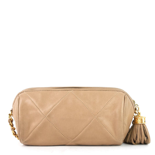 Chanel CC Tassel Lambskin Crossbody Bag