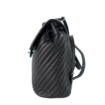 Chanel Urban Spirit Large Chevron Calfskin Backpack Bag