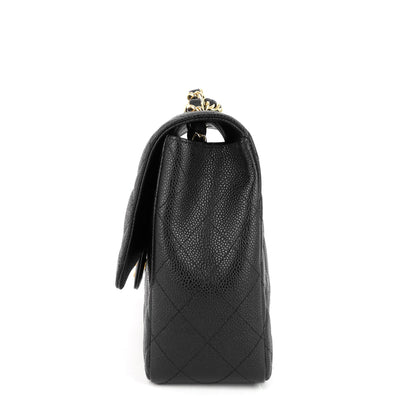 Chanel Classic Single Flap Jumbo Caviar Leather Bag