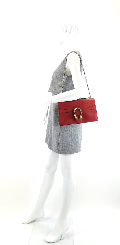 Gucci Dionysus Textured Leather Small Bag