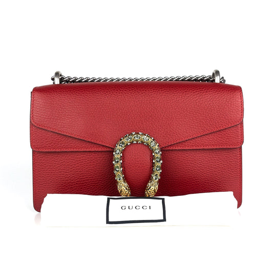 Gucci Dionysus Textured Leather Small Bag