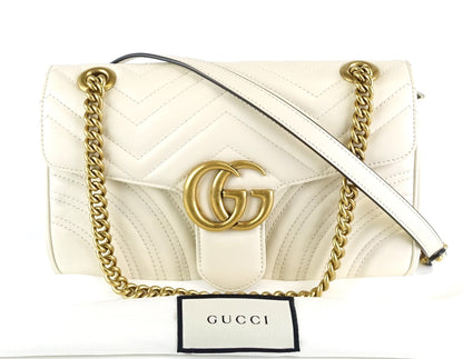 Gucci Marmont Matelasse Chevron Leather Small Bag