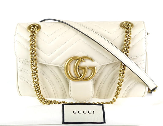 Gucci Marmont Matelasse Chevron Leather Small Bag