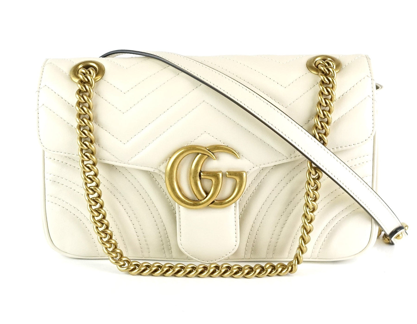 Gucci Marmont Matelasse Chevron Leather Small Bag