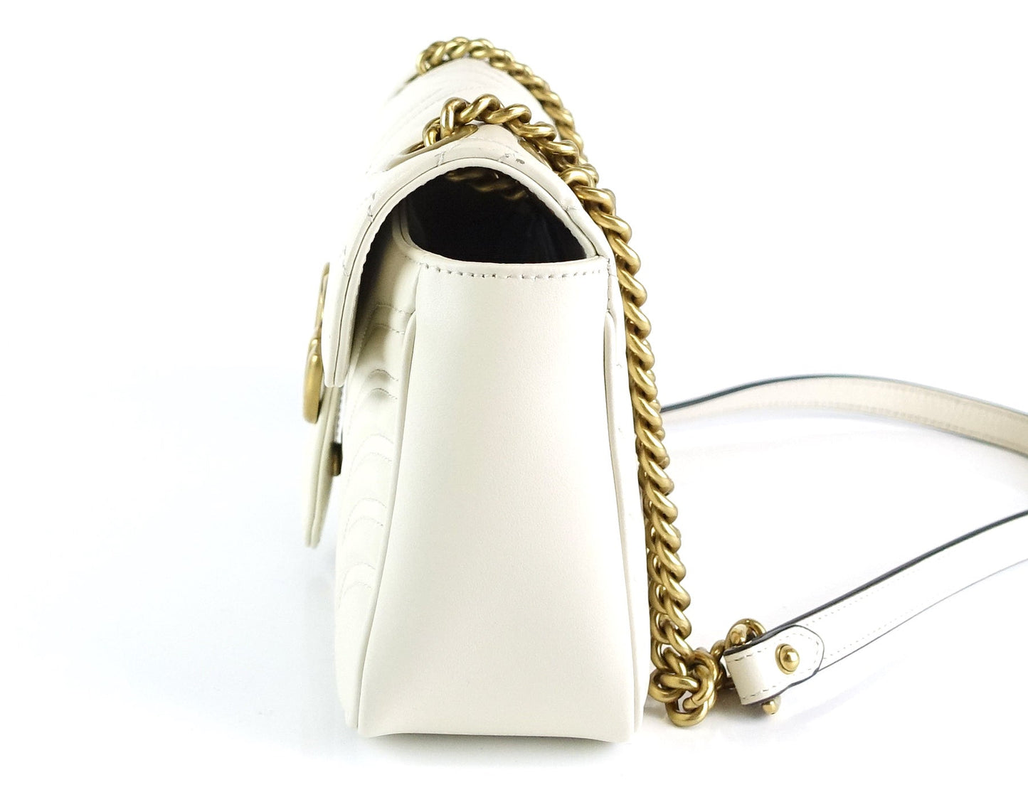 Gucci Marmont Matelasse Chevron Leather Small Bag