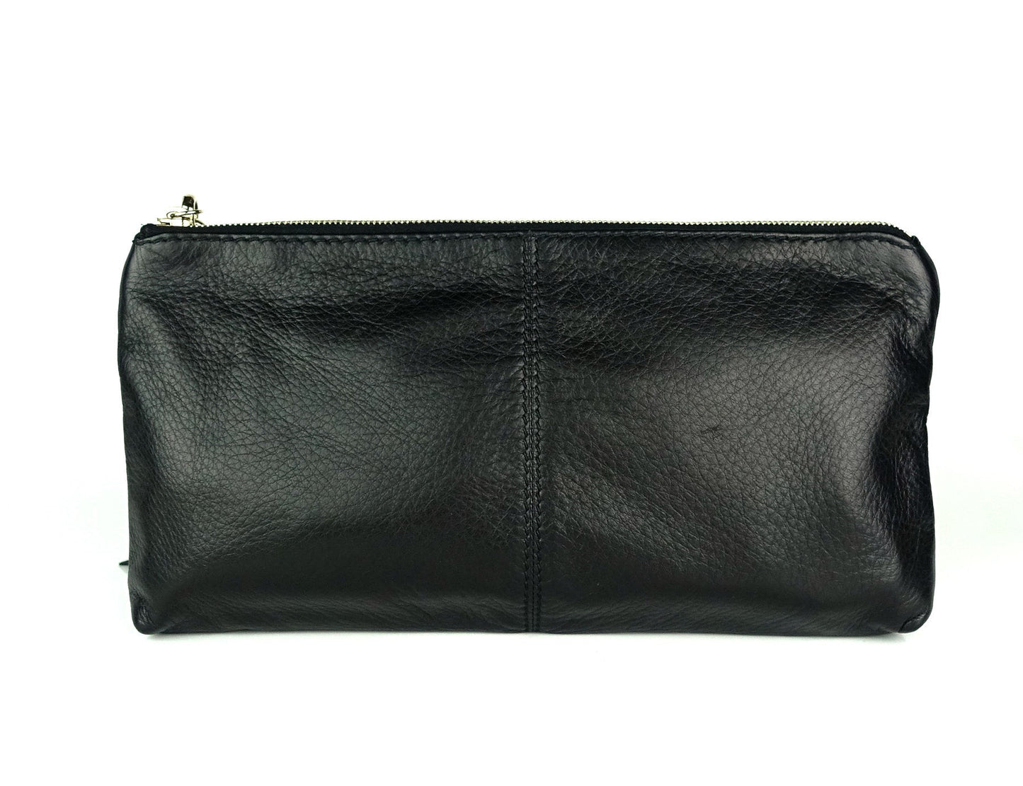 Gucci Sienna Grained Leather Tassel Clutch Bag