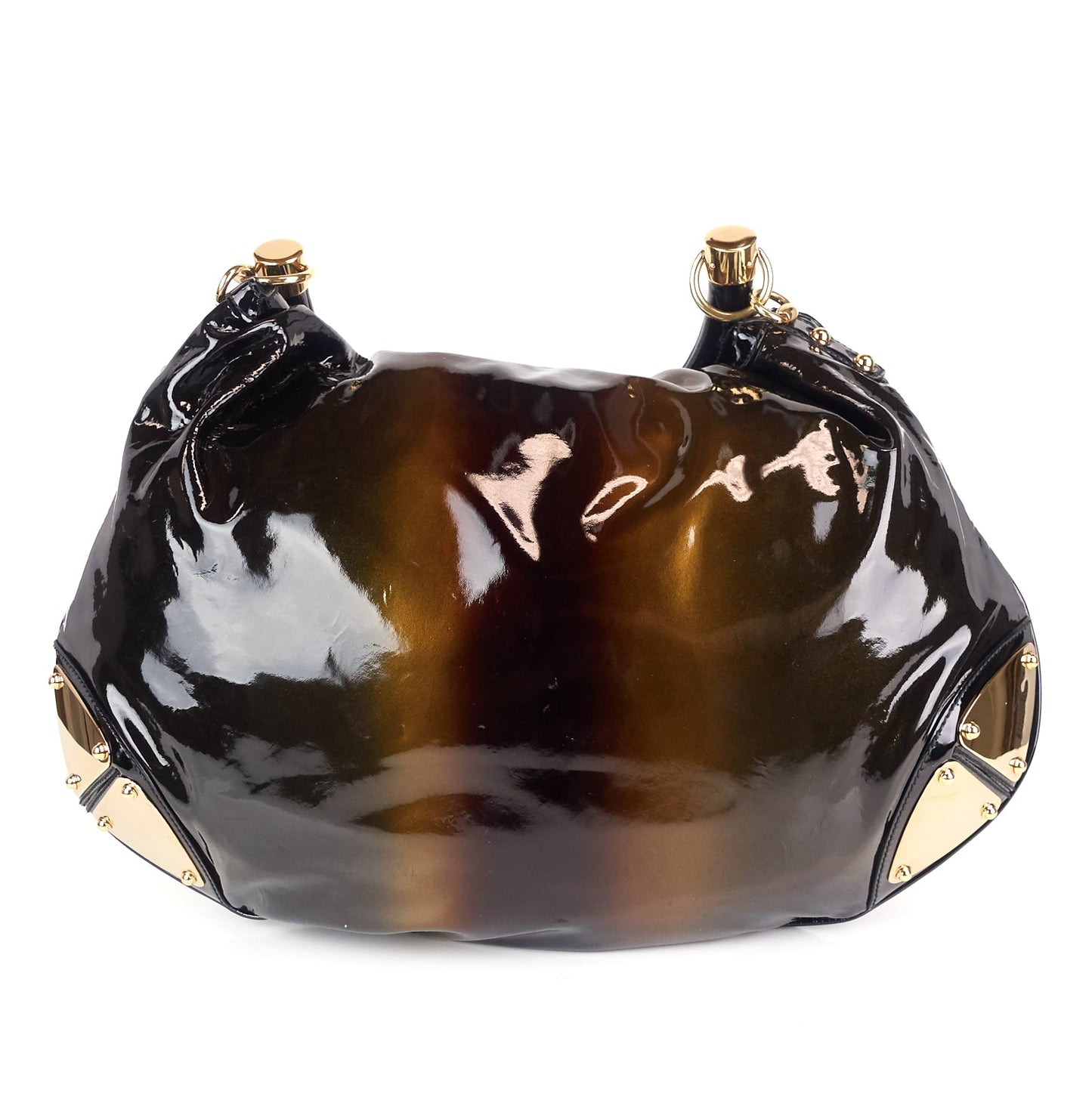 Gucci Indy Patent Leather Large Hobo Bag