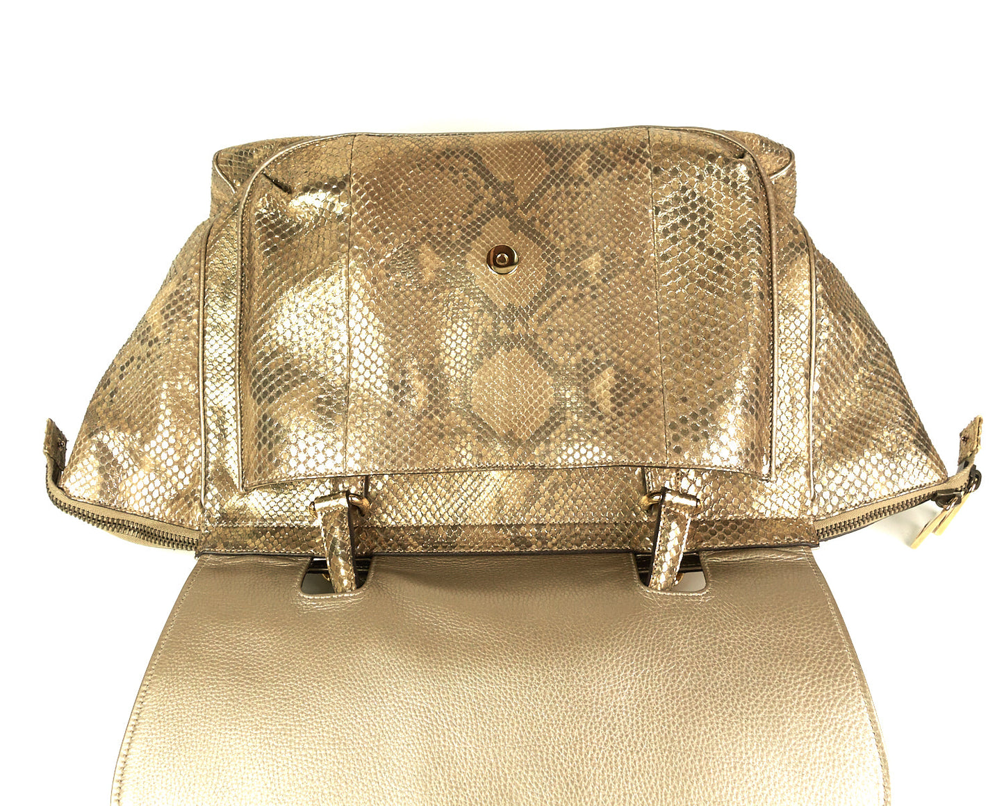 Gucci 1973 Python Skin Medium Bag