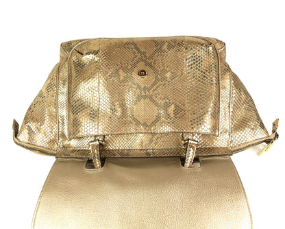 Gucci 1973 Python Skin Medium Bag