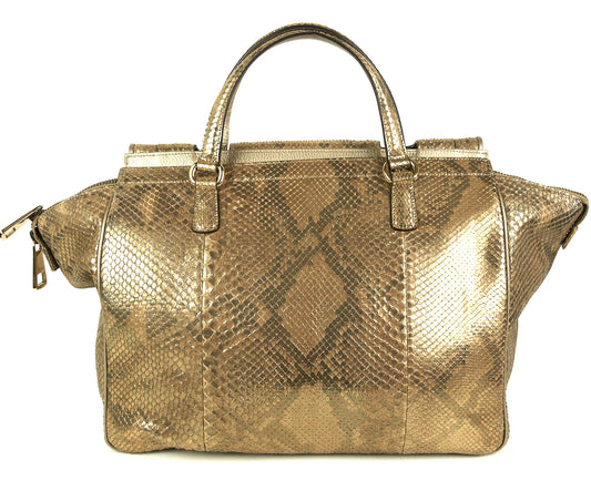 Gucci 1973 Python Skin Medium Bag